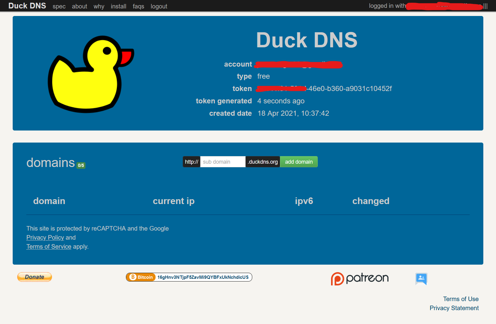 Duckdns 1